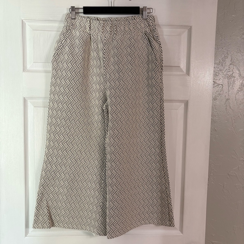 See and Be Seen Black & Cream Pants